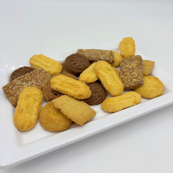 Afbeelding Assortiment roomboterkoekjes, van de lokale bakker